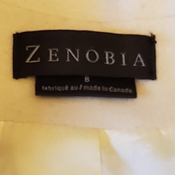 Zenobia Cream Virgin Wool Angora Blazer / Jacket - Picture 3 of 7